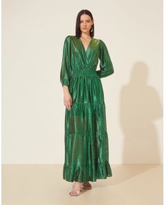 Vestido Longo Desirée Verde Amissima